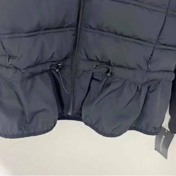 NWT BCBGMaxazria Black Active Zip Jacket, Size Large - Picture 6 of 8